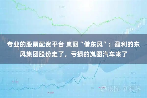 专业的股票配资平台 岚图“借东风”：盈利的东风集团股份走了，亏损的岚图汽车来了