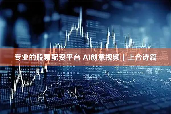 专业的股票配资平台 AI创意视频｜上合诗篇